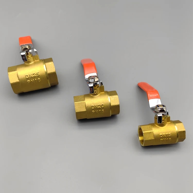 Brass Ball Valve 1PC Type  3/4 Inch NPT Standard Port for Water, Oil, and Gas (3/4 Inch Ball Valve)