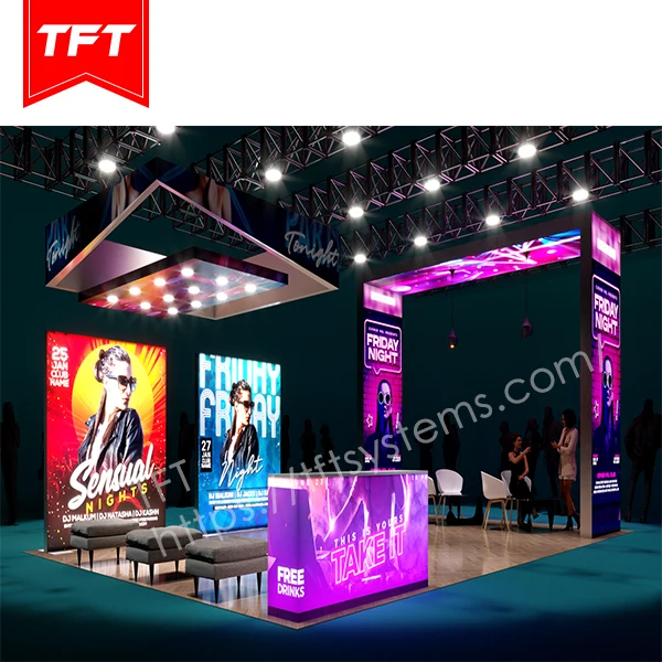 Arch Type Backlit Trade Show Display Backlit Trade Show Booth