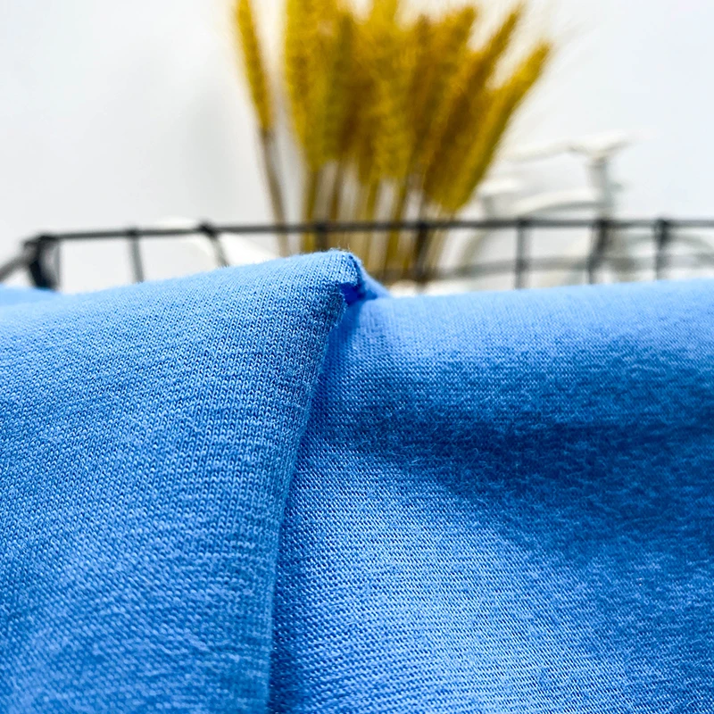 Custom 160Gsm 100% Cotton Manufacture Raw Material 100 Percent Interlock Combed Yarn Pima Cotton Fabric