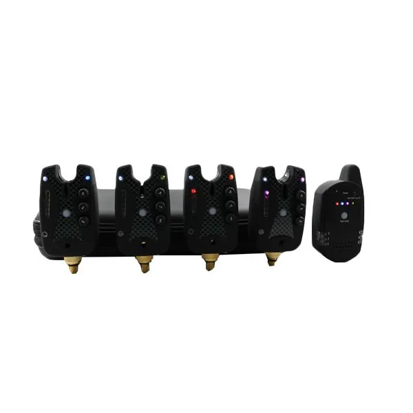 fishing alarm smart suitable for variety of waters JZH-RF 998A 4+1 carp fishing pole bite alarm with CE certificates