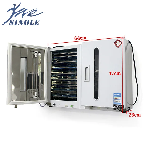Sinole ультрафиолетовый стерилизатор двухдверный шкаф с таймером и зоной