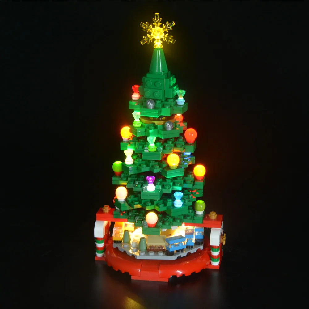 DIY Christmas Toy LED Light Kit For Legos 40338 Christmas Tree - not include legos set