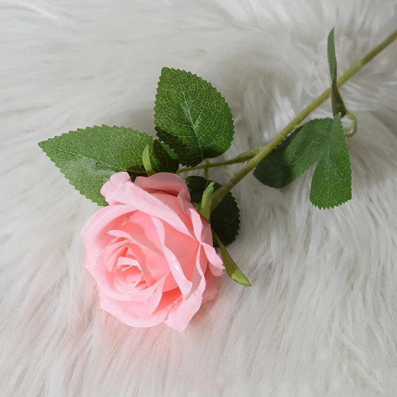 China artificial flower real touch eternal rose wedding rose flower artificial