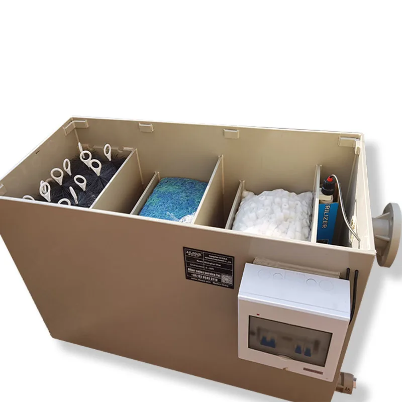 High quality box biological filter for aquaculture fish farm media bio filter