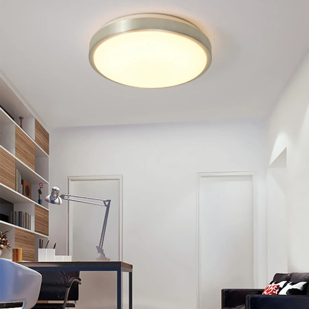 11inch 13inch 2700K/3000K/4000K/5000K/6000K Adjustable Flush Mount LED Ceiling Light Fixture,  for Hallway Bathroom or Kitchen