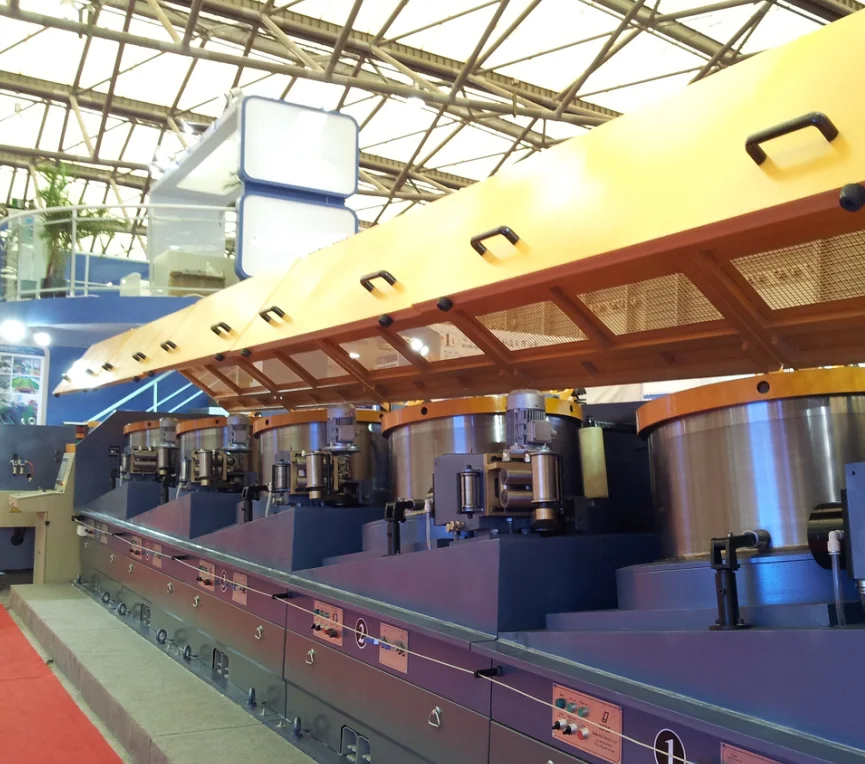 
Automatic drawing machine for steel wire 