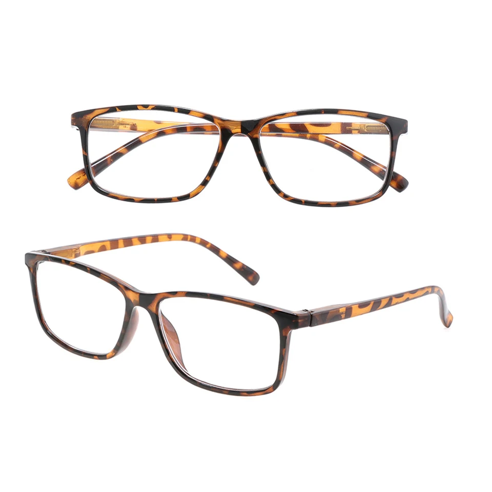 Vintage Cheap Reading Glasses Custom  Anti Blue Light Retro TR90 Men Women Glasses Acetate Thin Square Reading