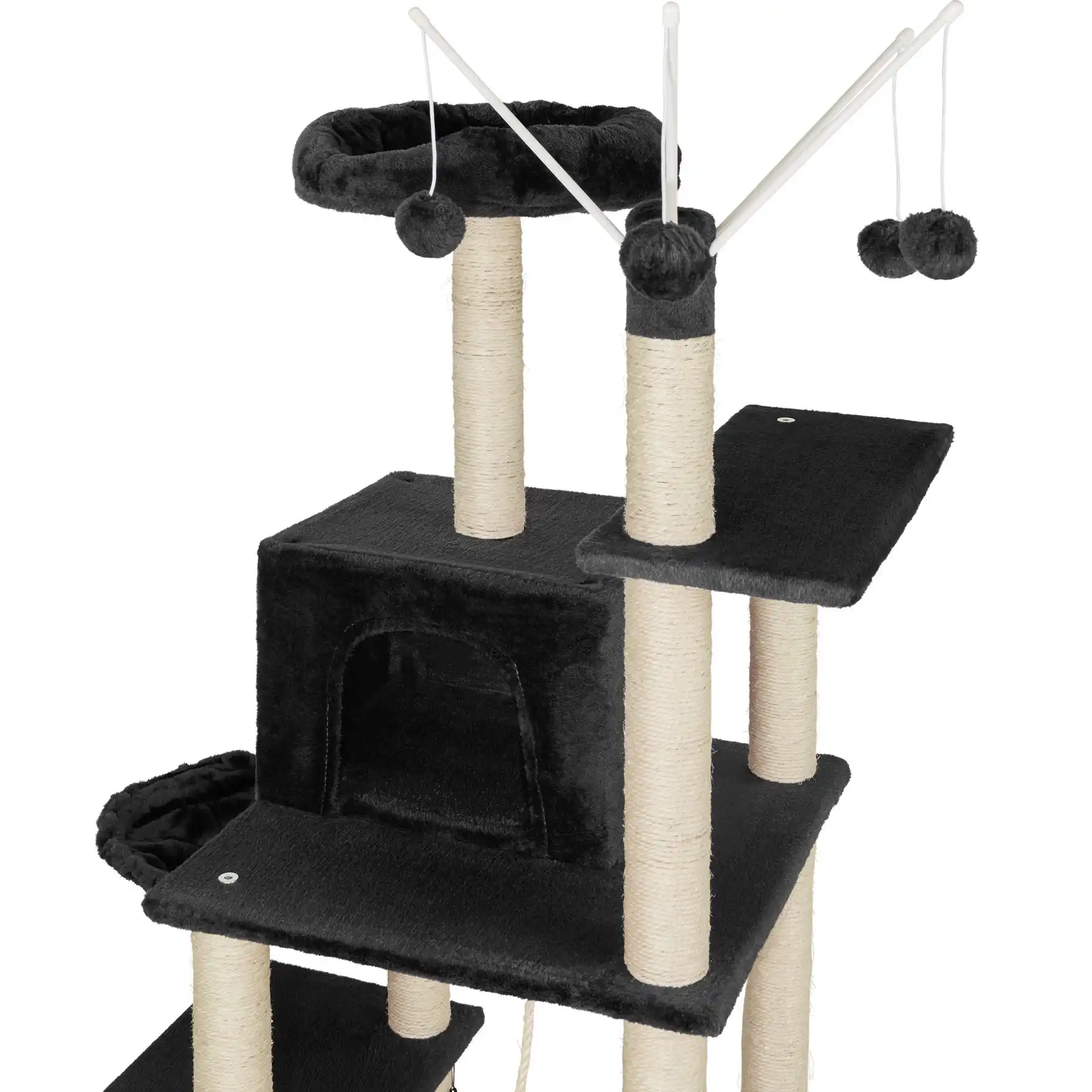 Black new design popular in more market cat tree with enough place for cats play