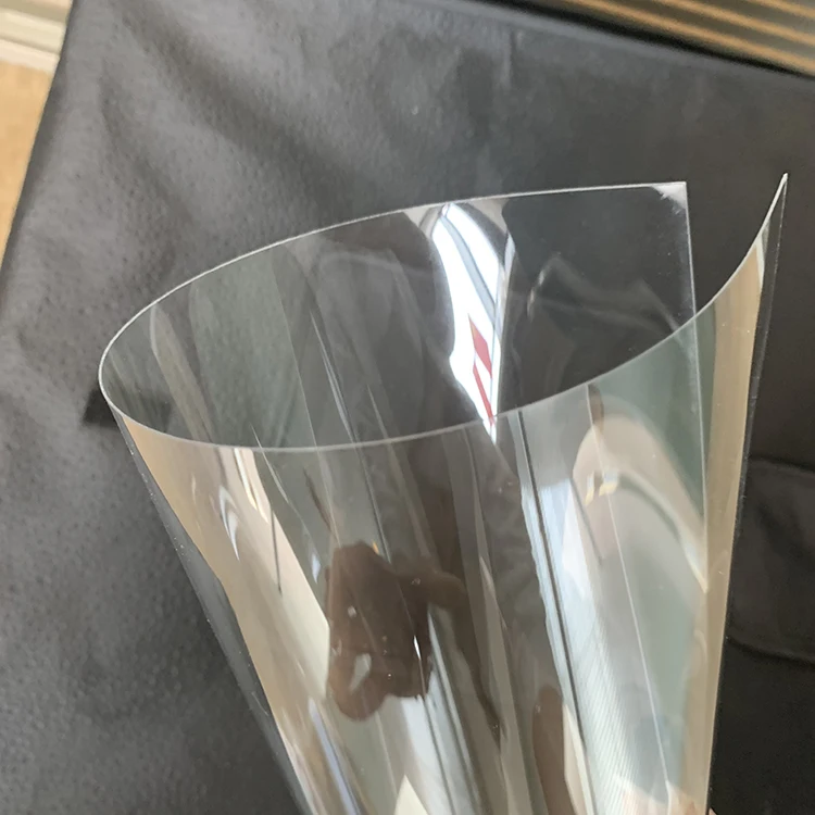 China factory for printing Clear plastic film pvc rigid sheet