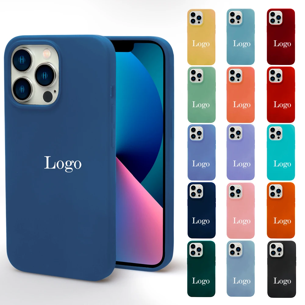 Geili Phone Case For Iphone 12 Magsafing Silicone Case Original Liquid Silicone Case Magnetic Cover Custom Logo