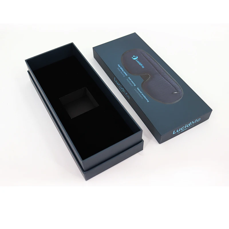 Custom Print Luxury Black Handmade Flip Top Cardboard Paper Magnetic Closure Gift Box Rigid Drawer Packaging Boxes With Insert