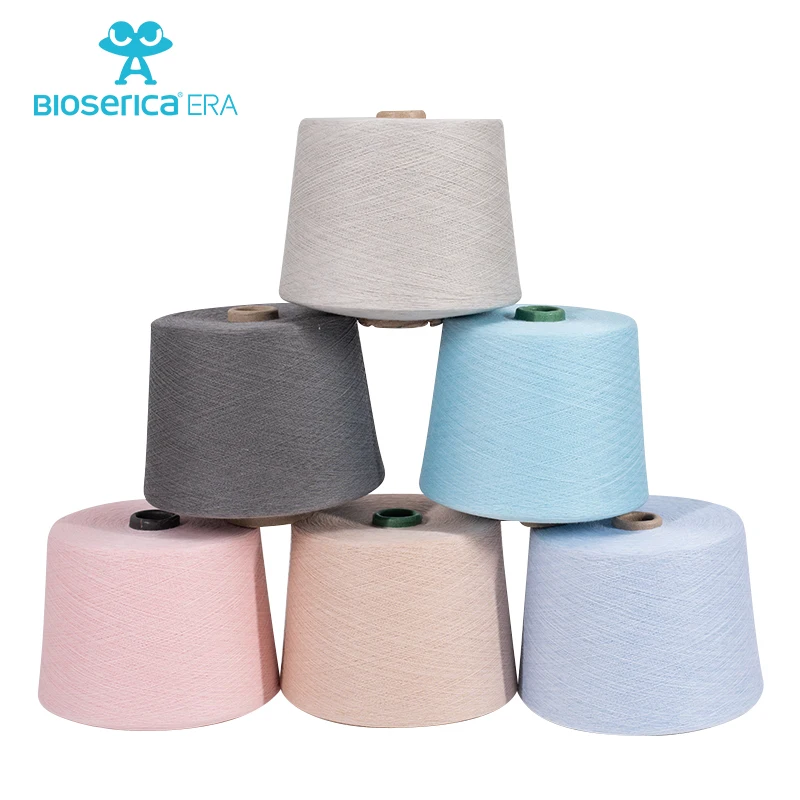 Combed Cotton Modal Yarn 70/30 50/50 21S 32S 40S 50S Compact Siro Spun Stock Yarn for Textile Knitting