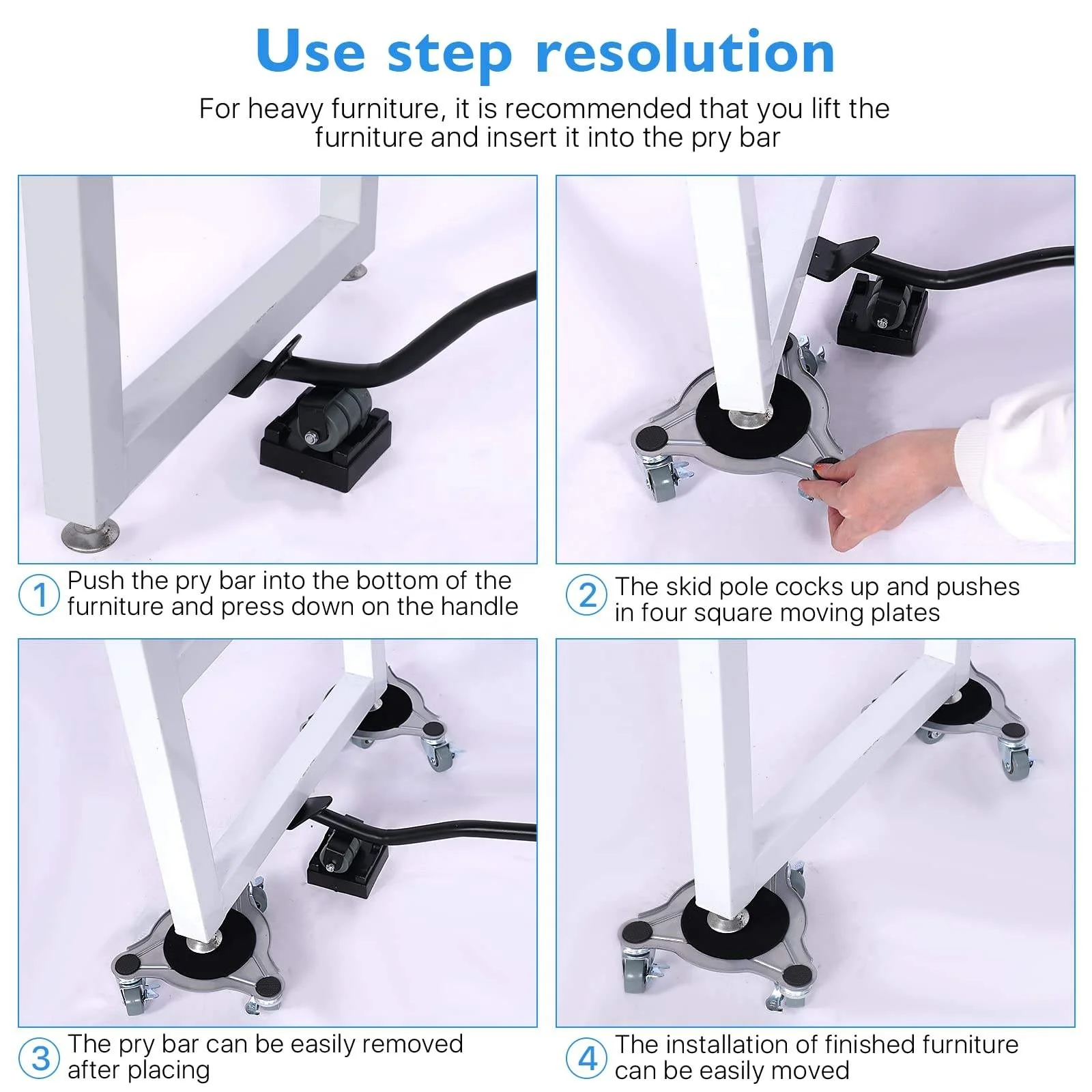 Furniture Moving Tools  4 Wheels 4 Pack  Load Capacity 900 KGS heavy duty furniture lifter set transport Furniture mover