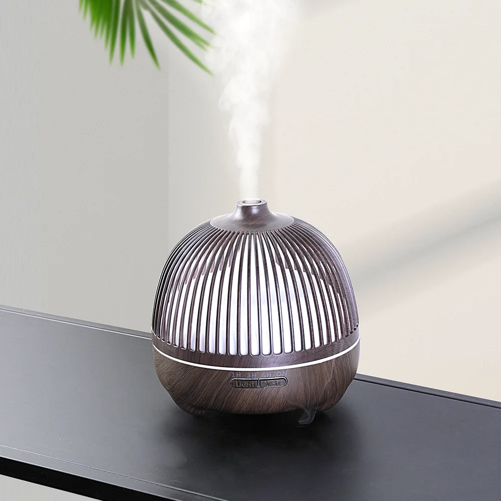 2024 bodyworks aromatherapy wood grain Humidifiers 550ML Room Aroma Diffuser for home use