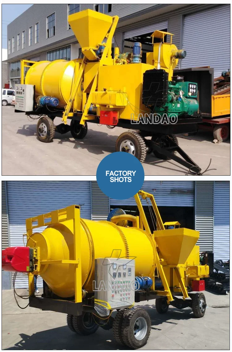 Road Construction New Bitumen Hot Mix Machine Asphalt Premix Small Plant