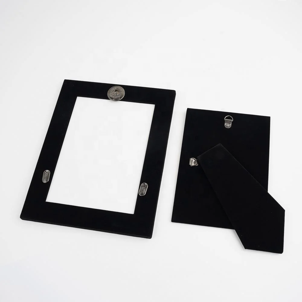 Simple Silver Plated Metal Photo Frame For Wedding Family Picture