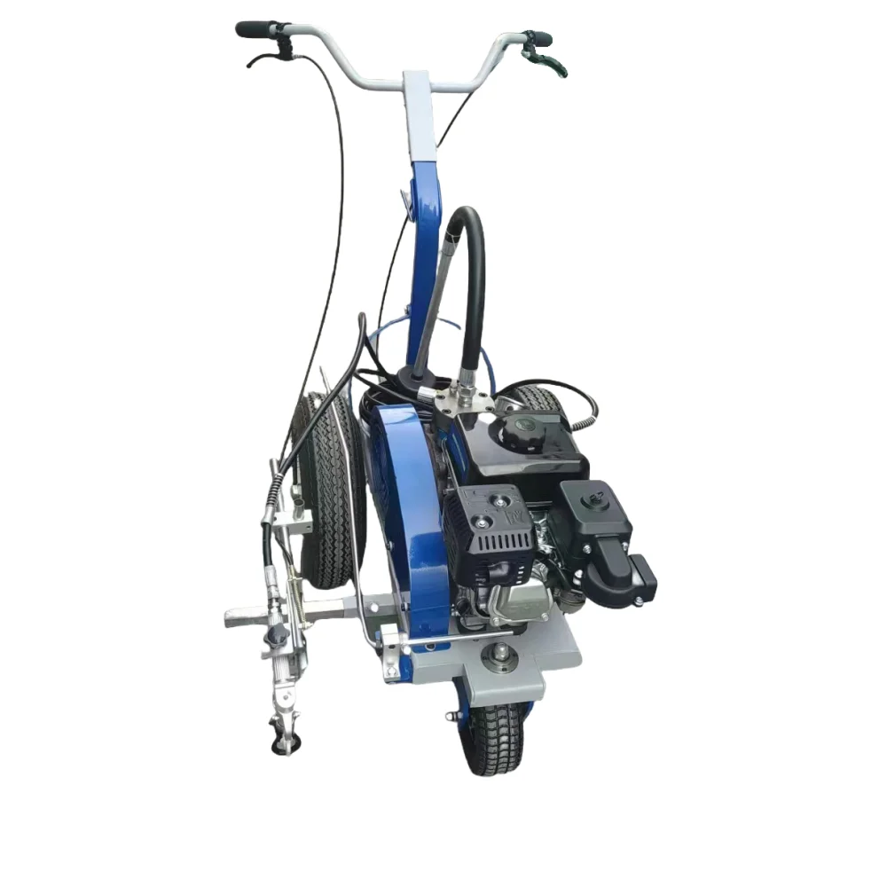 parking space marking cold spray marking machine road painting painting car Plastic track marking machine