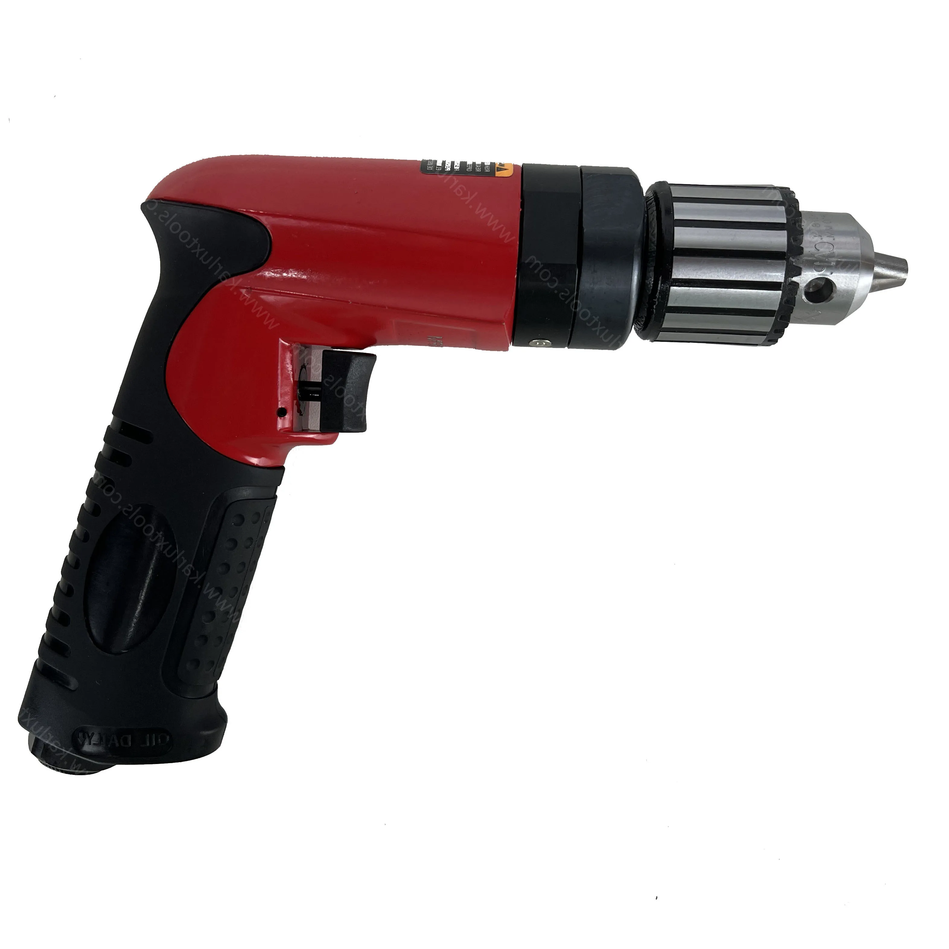 Non Reversible Pistol Air Drill 6000RPM High Power 0.6Hp Pneumatic Drill Gun Light Weight Driller