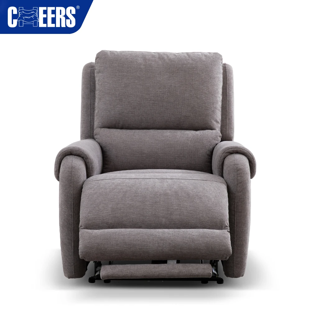 MANWAH CHEERS Power Adjustable Seats Electric Single Recliner Chair Fabric Sofa Reclinable For Sale