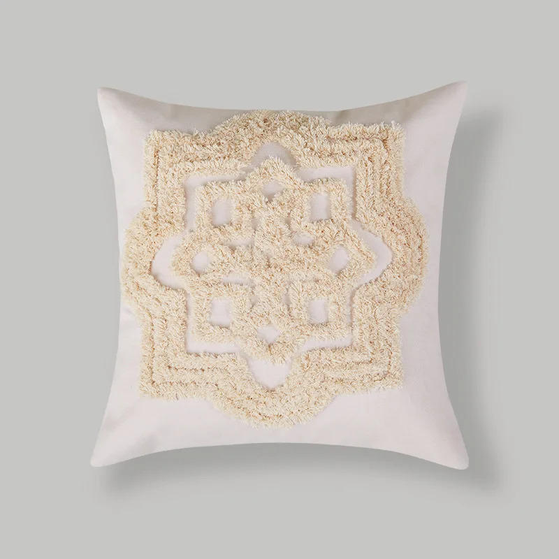 2021 Retro Ethnic Style Soft Cozy Cushion Cover Square Decorative Throw Pillow for Home Decor Car Bed Sofa