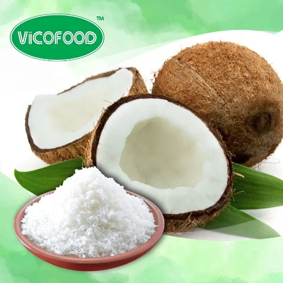 
100% натуральные органические сушеные кокосы премиум класса порошок с низким содержанием жира 