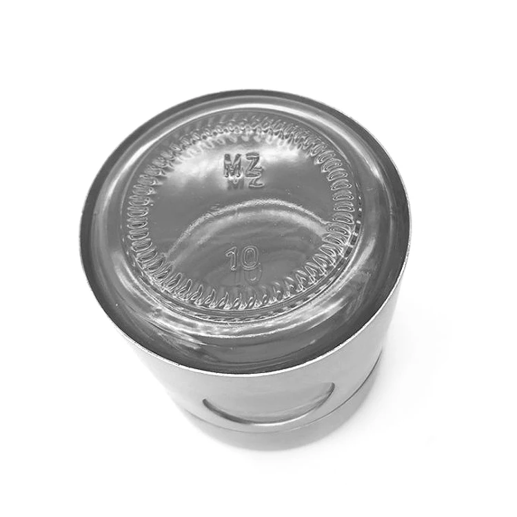 Small size 100 ml stainless steel glass mini coffee bean food container coffee bean container