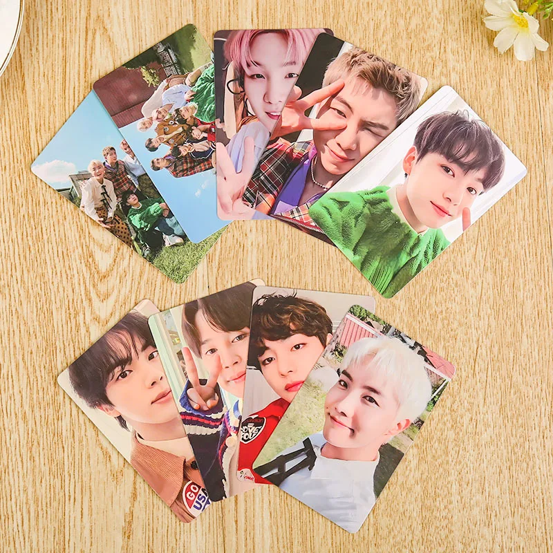 Оптовая продажа Kpop Idol Group Bangtan Boys воспоминания о 2021 фотокарточке Lomo Card