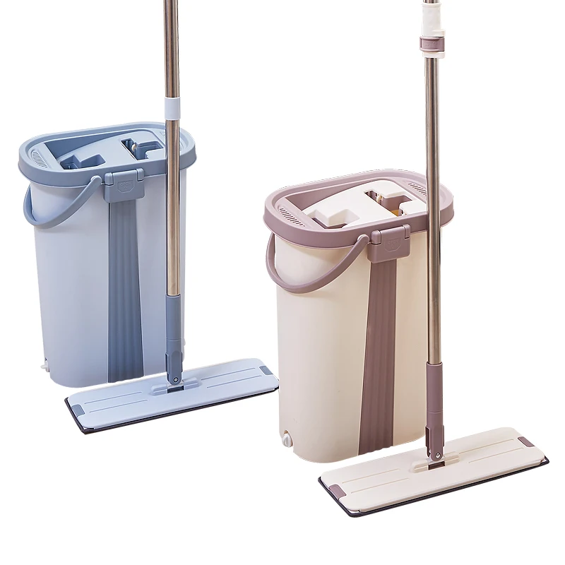 Hot Sale Household Floor Cleaning Tools Microfiber Easy Cleaning Mini 360 Spin Mops with Plastic Mop Bucket Set