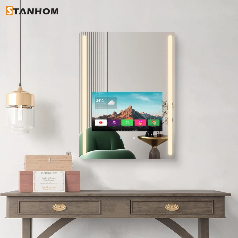 STANHOM Bathroom Android Smart Touch LED Screen Mirror