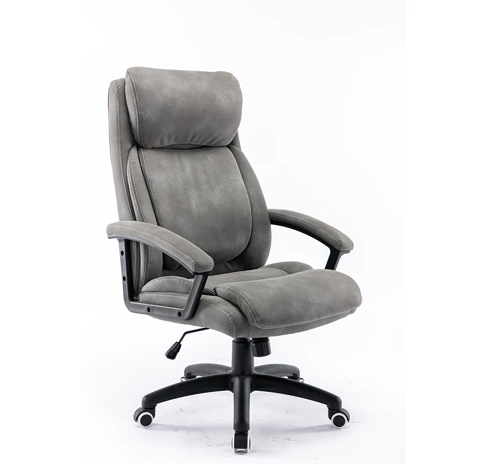 HC luxury black visitors high back reclining adjustable lumbar support boss comfortable office chair