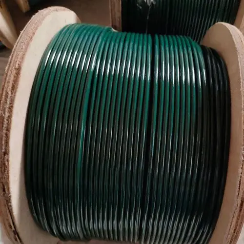 High quality High Tensile Strength SS304 SS316 Stainless Steel Plastic Coated FluorescentWire Rope 3mm