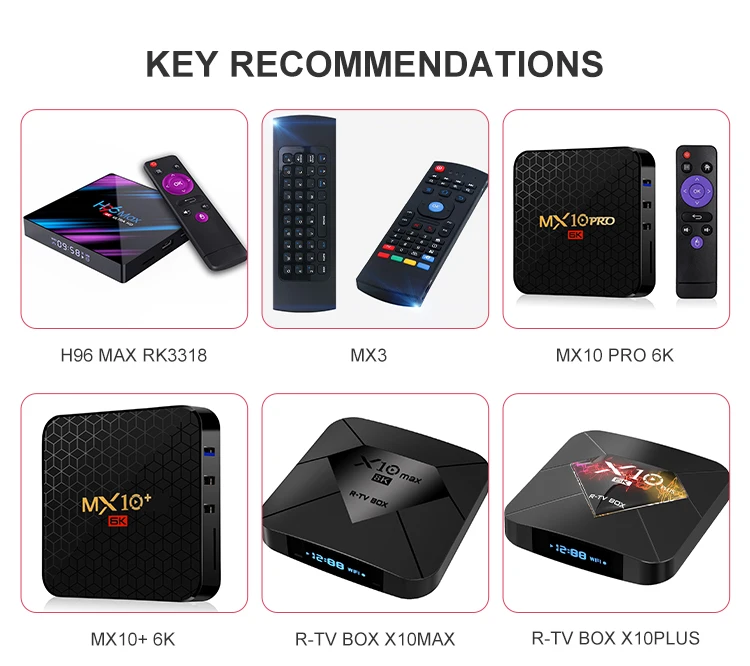 Android TV Box X10 PLUS Quad Core 2GB Android 9.0 Smart Voice 4GB 32GB Set Top Box