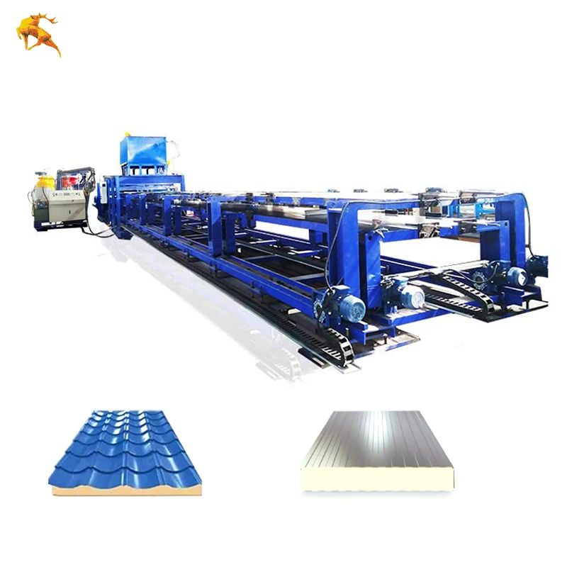 Discontinuous PU PUR foam sandwich panel machine production line pu pir polyurethane panel foaming machine