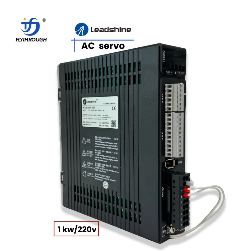 Original Leadshine 1kw servo systems kit or L5P-1000 Leadshine 17 Bit absolute value encoderac servo motor drive kit 1kw