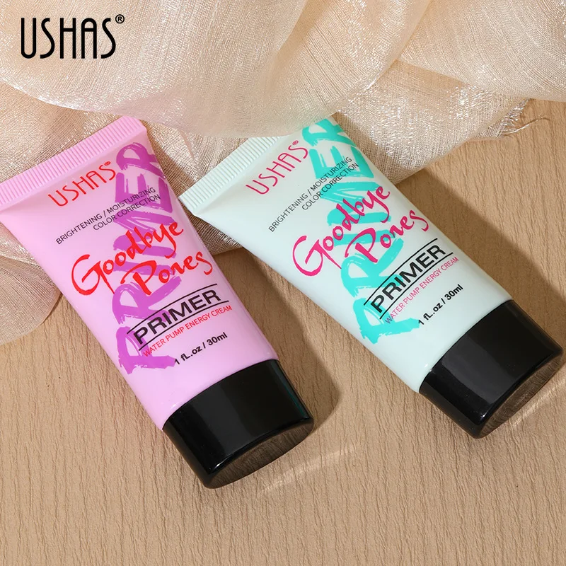 USHAS Wholesale Moisturizing Face Makeup Foundation Base Cosmetic Brighten Waterproof Primer Make Up Cream