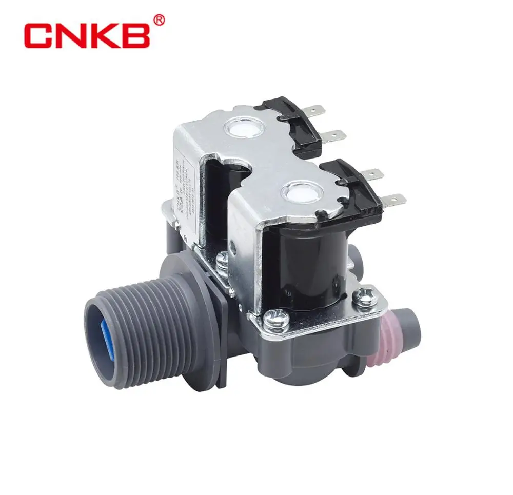 Cnkb 2 Way G3/4 пластиковый водный впускной клапан питания испанский португальский корейский Whirlpool Midea стиральная машина нормально закрытый
