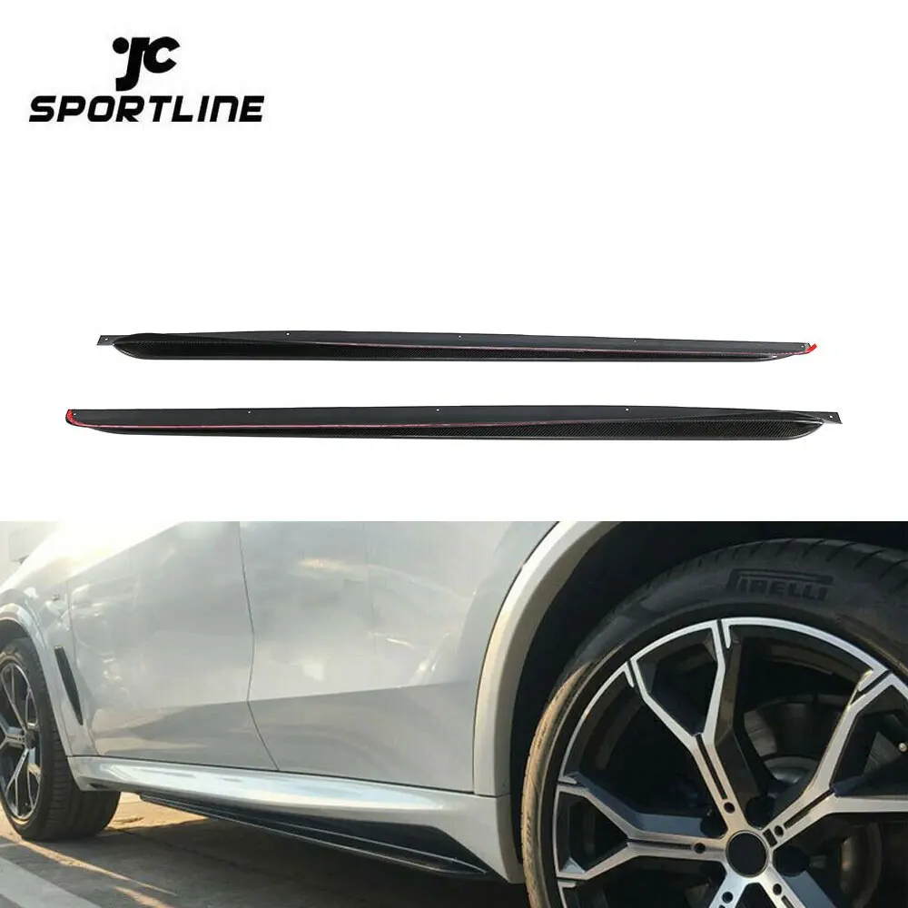 Боковые юбки из углеродного волокна X5 для BMW X5 M Sport 2019-2020