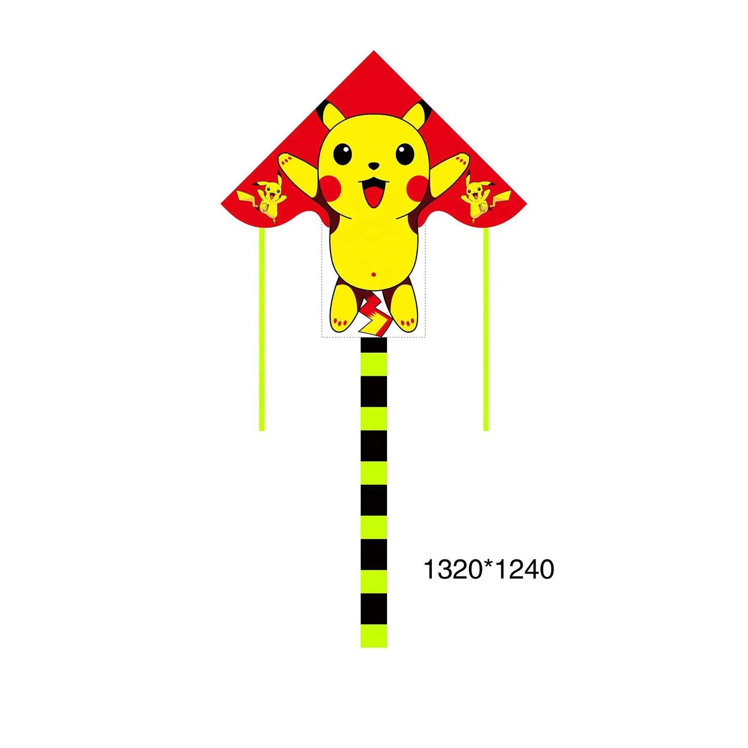 wholesale high quality cartoon delta  kites with flying  handle from weifang kite factory