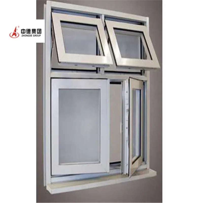Uv-protect Frame Round Soundproof Door Half Double Glazed Upvc Window Profile Anti-aging Rigid Anti-uv White Color