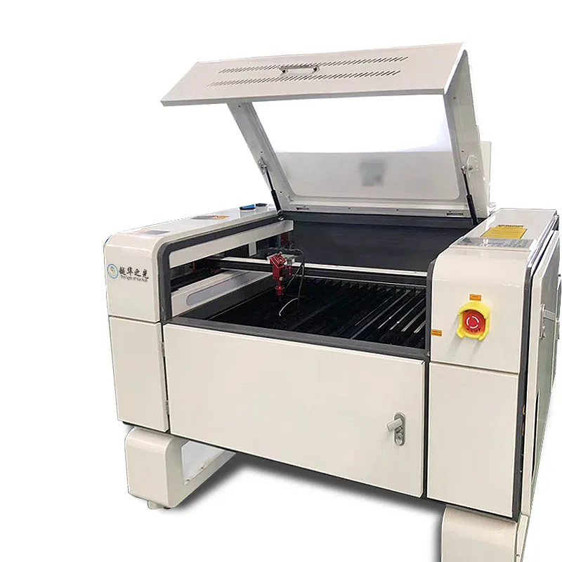 90*60cm Stepper Motor Co2 Laser Engraving Machine Red Dot Pointer Auto Focus 60W 80W 100W 130W 150W Ruida Controller Included