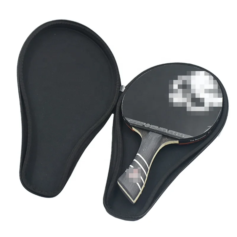 Wholesale Professional Hard Carry case for Table Tennis Racket Slim Portable Eva Ping Pong Paddle Racket case with logo