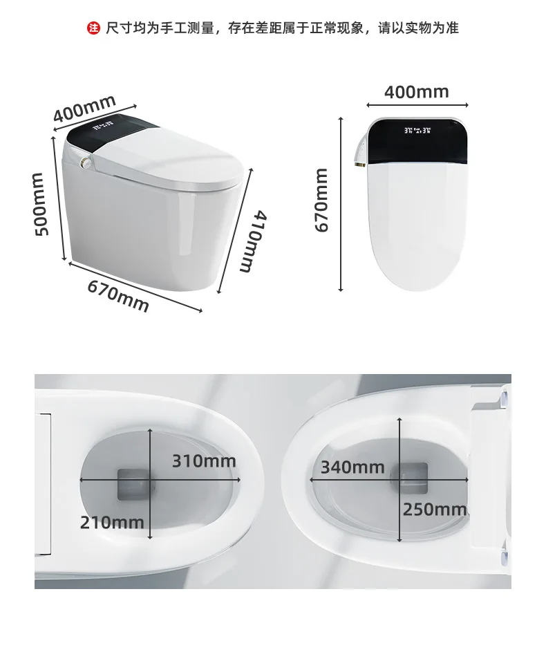 MINGLIU automatic sensor flushing electric ceramic one piece intelligent smart toilet
