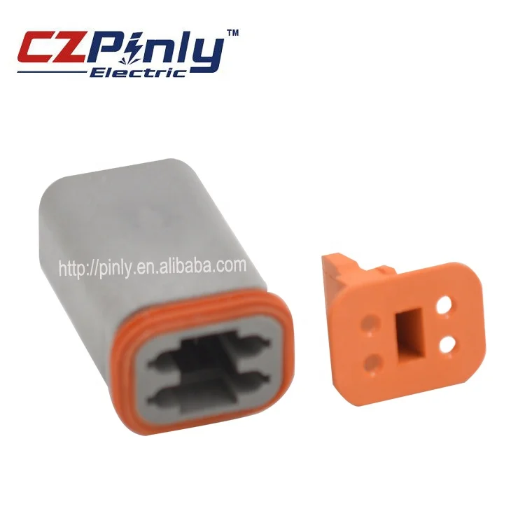 4 Pin Connectors DT Series Female Auto Deutsch Connector DT06-4S