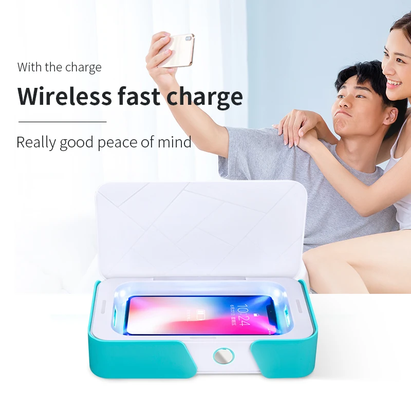 
253.7nM / 185nM 7 inch UV ozone multifunctional mobile phone disinfector 