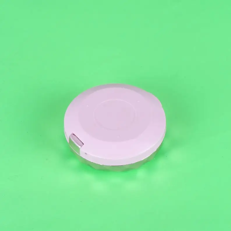 15G Round Empty Rose Gold Cosmetic Cream Air Cushion Bb Foundation Case With Mirror