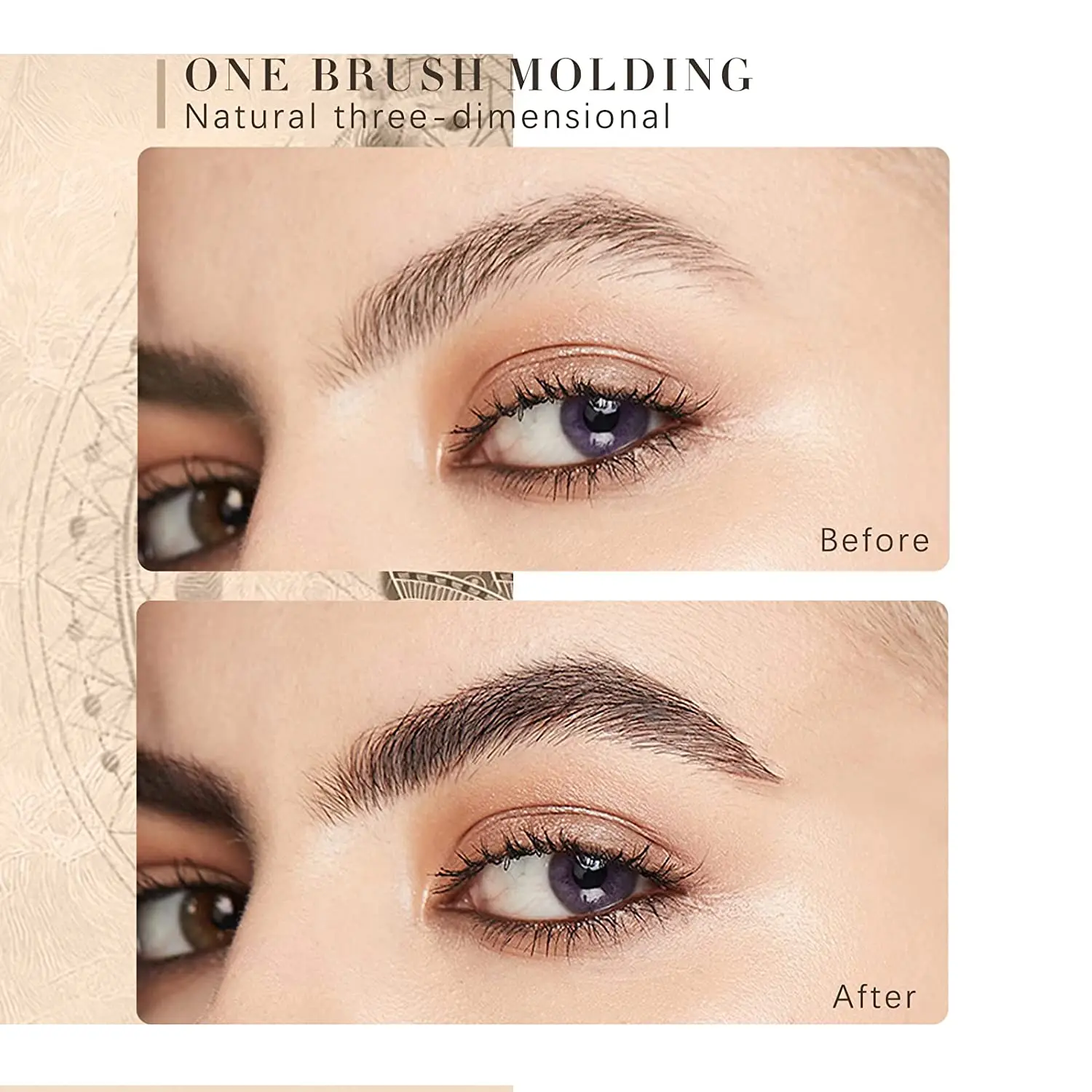 Makeup Eyebrow Waterproof Enhancers Powder Filler Eyebrows Set with Mirror and Brush