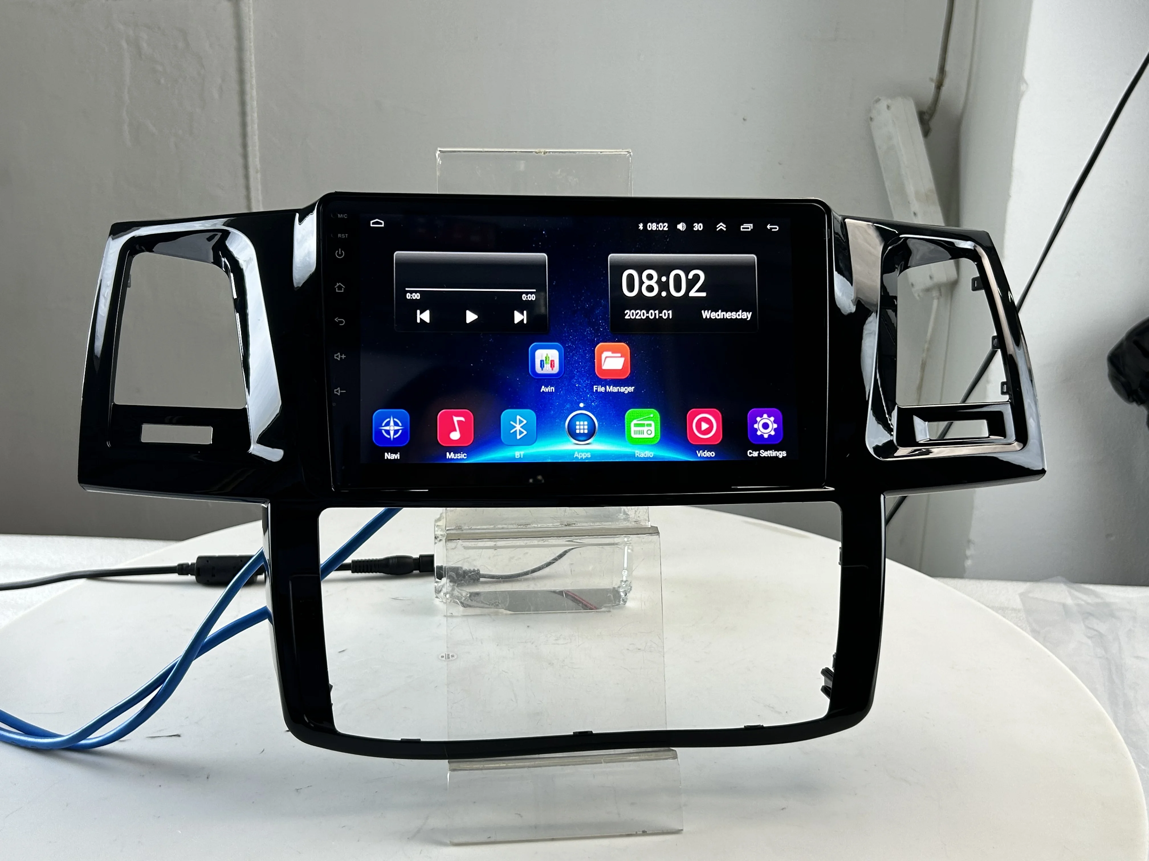 9 Inch Android 11.0 Car GPS Radio Navigation System for 2008-2014 Toyota Fortuner Hilux Head Unit Support Rearview Camera