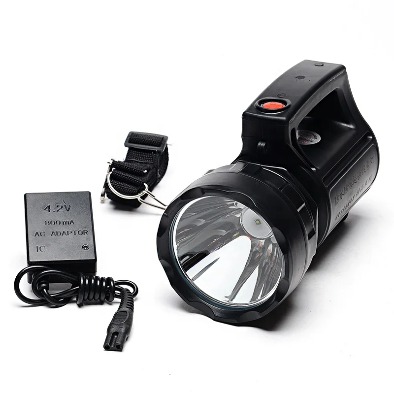 Rain Water Bright 18650 Long Range Spot Light Portable Searchlight Battery Search Light Marine