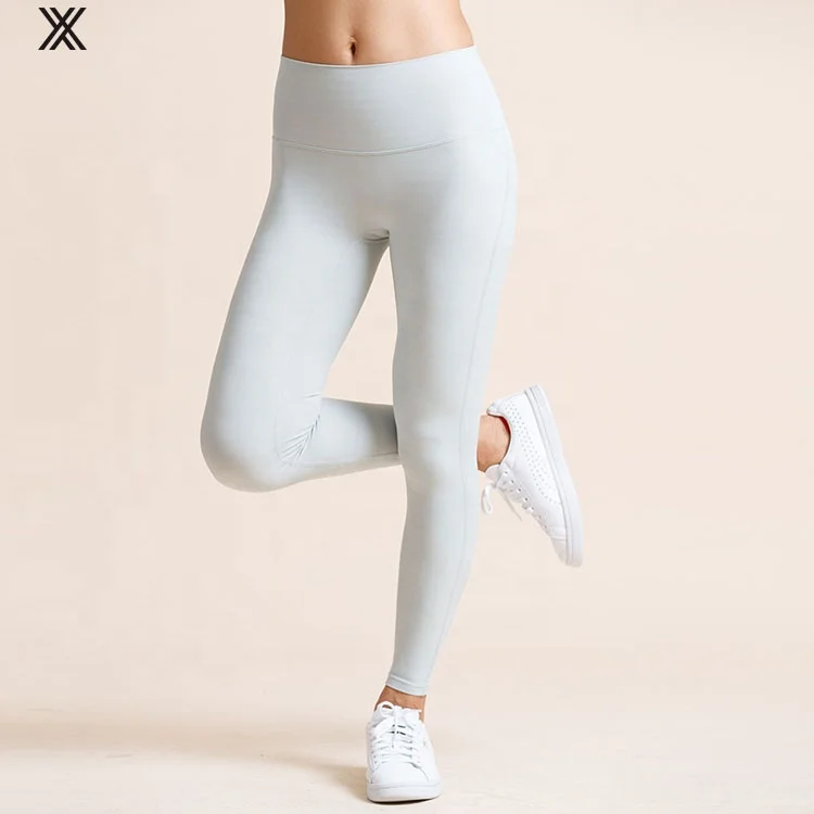 Оптовая продажа, белая женская спортивная одежда с высокой талией, леггинсы с принтом для йоги, фитнеса, Стрейчевые штаны из спандекса и полиэстера, леггинсы