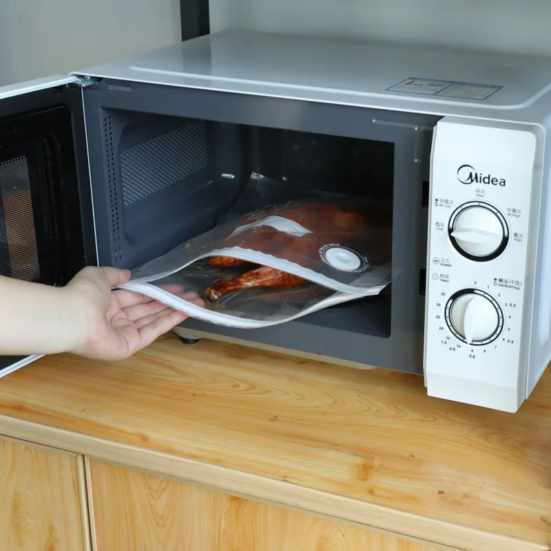 Многоразовый пищевой вакуумный упаковщик для пищевых продуктов пластиковый пакет хранения свежих с ручным насосом